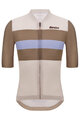 SANTINI Kurzarm Fahrradtrikot - BENGAL - Beige/Braun/Hellblau