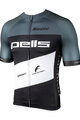 SANTINI Kurzarm Fahrradtrikot - TONO PELLS - Schwarz/Grau