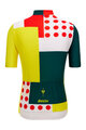 SANTINI Kurzarm Fahrradtrikot - TDF FAN COMBO - Weiß/Rot/Gelb/Grün