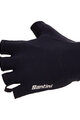 SANTINI Fingerlose Fahrradhandschuhe - 3D - Schwarz