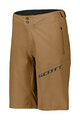 SCOTT Fahrradshorts ohne Träger - ENDURANCE LS/FIT W/PAD - Beige