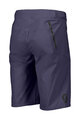 SCOTT Fahrradshorts ohne Träger - ENDURANCE LS/FIT W/PAD - Lila