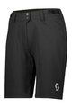 SCOTT Fahrradshorts ohne Träger - TRAIL FLOW W/PAD - Schwarz