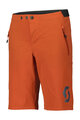 SCOTT Fahrradshorts ohne Träger - TRAIL 10 LS/FIT W/PAD JR - Orange