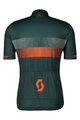 SCOTT Kurzarm Fahrradtrikot - TEAM 10 - Grün/Orange