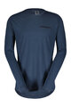 SCOTT Langarm Fahrrad-Shirt - DEFINED MERINO LS - Blau