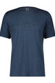 SCOTT Kurzarm Fahrrad-Shirt - DEFINED MERINO SS - Blau