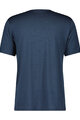 SCOTT Kurzarm Fahrrad-Shirt - DEFINED MERINO SS - Blau