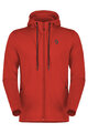 SCOTT Kapuzenpullover - TECH ZIP - Rot