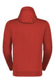 SCOTT Kapuzenpullover - TECH ZIP - Rot