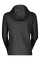 SCOTT Kapuzenpullover - TECH ZIP W - Schwarz