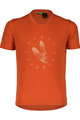 SCOTT Kurzarm Fahrrad-Shirt - TRAIL FLOW 20 DRI SS JR - Orange