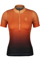 SCOTT Kurzarm Fahrradtrikot - ENDURANCE 15 - Orange/Schwarz