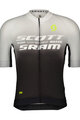 SCOTT Kurzarm Fahrradtrikot - SRAM PRO - Schwarz/Weiß