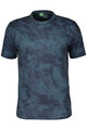 SCOTT Kurzarm Fahrrad-Shirt - DRI TIE DYE - Blau