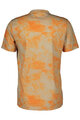 SCOTT Kurzarm Fahrrad-Shirt - DRI TIE DYE - Beige/Orange