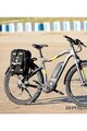 BASIL Fahrradtasche - MILES DOUBLE BAG - Schwarz/Grau