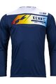 KENNY Langarm Fahrradtrikot für den Sommer - ELITE - Blau