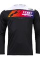 KENNY Langarm Fahrradtrikot für den Sommer - ELITE KID - Schwarz