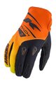 KENNY Langfinger-Fahrradhandschuhe - GLOVES TRACK 24 - Orange/Schwarz