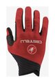 CASTELLI Langfinger-Fahrradhandschuhe - CW 6.1 CROSS - Rot