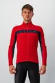 CASTELLI Fahrrad-Thermojacke - MORTIROLO VI - Rot