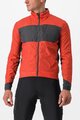 CASTELLI Fahrrad-Thermojacke - UNLIMITED PUFFY - Rot/Grau