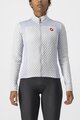 CASTELLI Langarm Fahrradtrikot für den Winter - SFIDA 2 W - Grau/Weiß