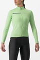 CASTELLI Langarm Fahrradtrikot für den Winter - SINERGIA 2 - Hellgrün