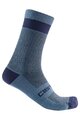 CASTELLI Klassische Fahrradsocken - ALPHA 18 - Blau