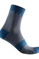 CASTELLI Klassische Fahrradsocken - VELOCISSIMA 12 - Blau