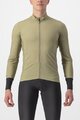 CASTELLI Langarm Fahrradtrikot für den Winter - FLIGHT LS AIR - Grün