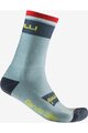 CASTELLI Klassische Fahrradsocken - QUINDICI SOFT MERINO - Hellgrün