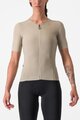 CASTELLI Kurzarm Fahrradtrikot - PREMIO W - Beige