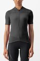 CASTELLI Kurzarm Fahrradtrikot - ANIMA - Schwarz