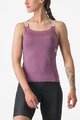 CASTELLI Fahrrad-Muskelshirt - BAVETTE TOP - Lila