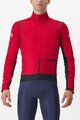 CASTELLI Fahrrad-Thermojacke - ALPHA DOPPIO RoS - Rot