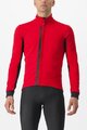 CASTELLI Fahrrad-Thermojacke - ENTRATA - Rot