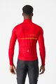 CASTELLI Langarm Fahrradtrikot für den Winter - ENTRATA THERMAL - Rot