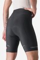 CASTELLI Fahrradshorts ohne Träger - ESPRESSO W - Schwarz