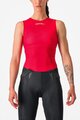 CASTELLI Ärmelloses Fahrrad-Shirt - PRO MESH W - Rot