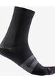 CASTELLI Klassische Fahrradsocken - ESPRESSO W - Schwarz