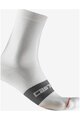 CASTELLI Klassische Fahrradsocken - ESPRESSO W - Elfenbein