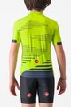 CASTELLI Kurzarm Fahrradtrikot - AERO KID - Gelb