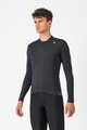 CASTELLI Langarm Fahrradtrikot für den Winter - ESPRESSO THERMAL - Anthrazit