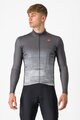 CASTELLI Langarm Fahrradtrikot für den Winter - UNLIMITED THERMAL - Grau