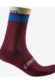 CASTELLI Klassische Fahrradsocken - GARA THERMAL 18 - bordeaux