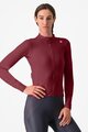 CASTELLI Langarm Fahrradtrikot für den Winter - ESPRESSO THERMAL W - bordeaux