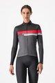 CASTELLI Langarm Fahrradtrikot für den Winter - TORNARE - Grau