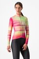 CASTELLI Langarm Fahrradtrikot für den Winter - PHASE - mehrfarbig/Rosa